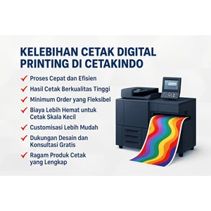 Kelebihan Cetak Digital Printing di Cetakindo