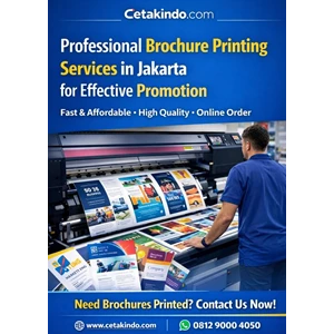 Jasa Cetak Brosur Jakarta Profesional untuk Promosi Efektif